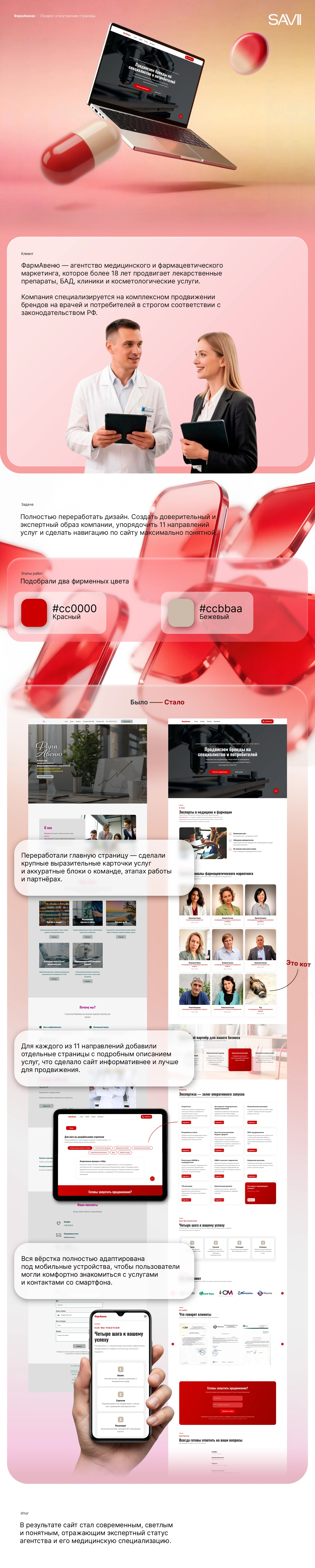 ФармАвеню — процесс разработки